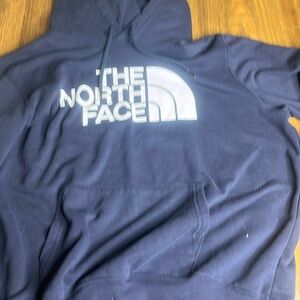 Black north face hoodie mens XL